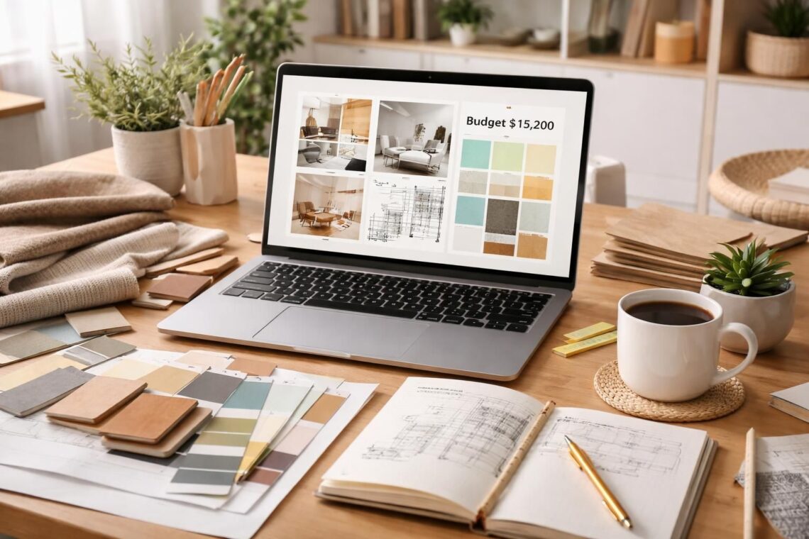 optimisez votre home staging avec un budget travaux maîtrisé et créez facilement votre moodboard sur pc portable, pour un aménagement pratique et efficace.