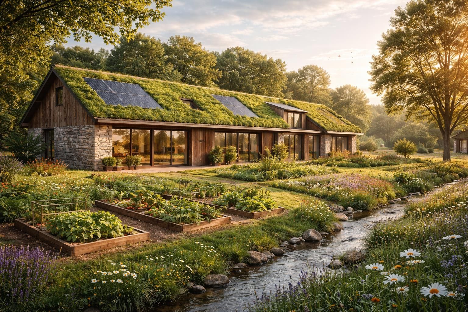découvrez les avantages écologiques d'une longère moderne et son intégration harmonieuse dans le paysage actuel pour un habitat durable et respectueux de l'environnement.