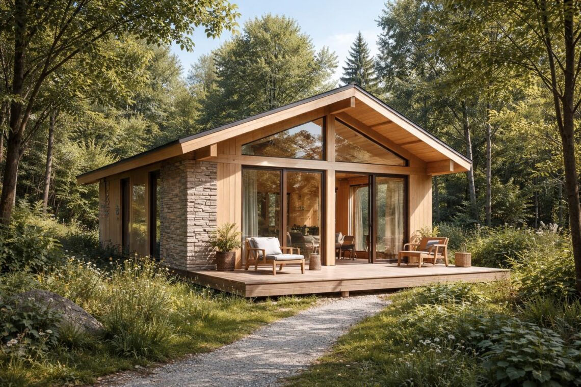 découvrez notre petit chalet habitable clé en main, une solution durable et économique qui ne nécessite pas de permis de construire. parfait pour un habitat léger et écologique.