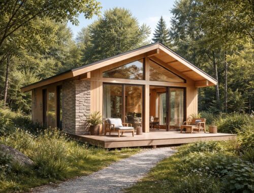 découvrez notre petit chalet habitable clé en main, une solution durable et économique qui ne nécessite pas de permis de construire. parfait pour un habitat léger et écologique.
