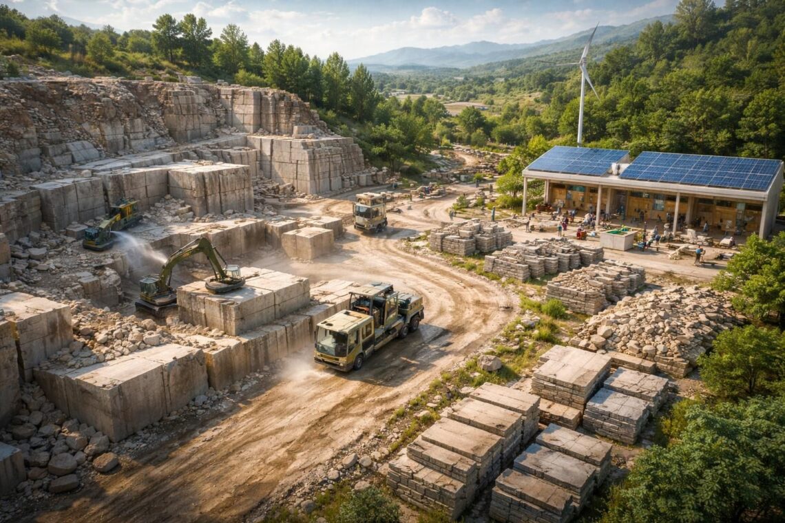 découvrez comment le prix de la pierre de carrière s'inscrit dans une démarche d'économie circulaire et de durabilité, alliant performance économique et respect de l'environnement.