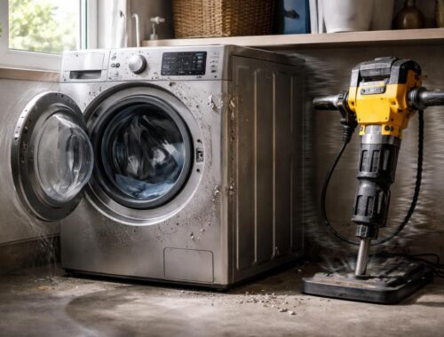 découvrez comment le bruit d'un marteau-piqueur provenant d'une machine à laver peut affecter son fonctionnement et les solutions pour y remédier.