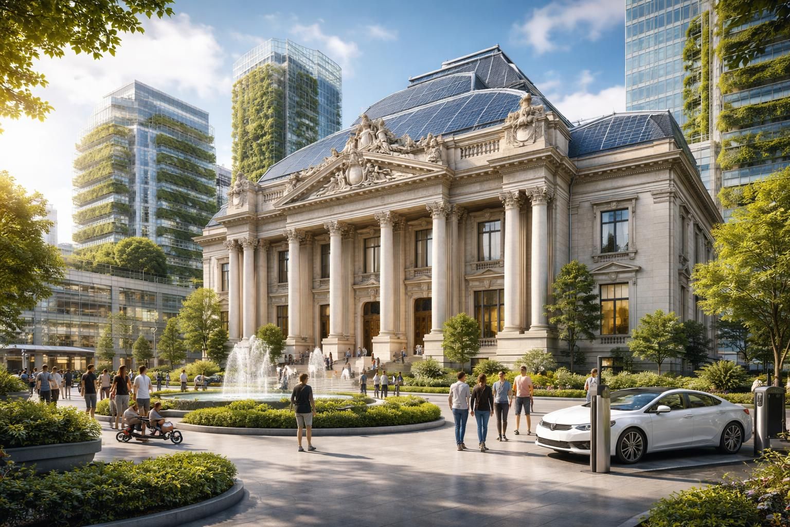 explorez comment l'architecture beaux-arts s'adapte et évolue pour relever les défis contemporains, alliant tradition et innovation dans un monde en mutation.