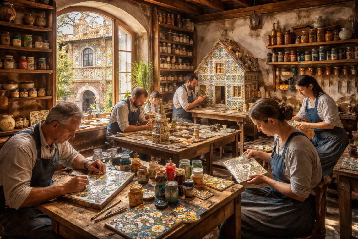 découvrez les secrets bien gardés des artisans passionnés qui façonnent les majolikahaus, ces chefs-d'œuvre en céramique alliant tradition et créativité.