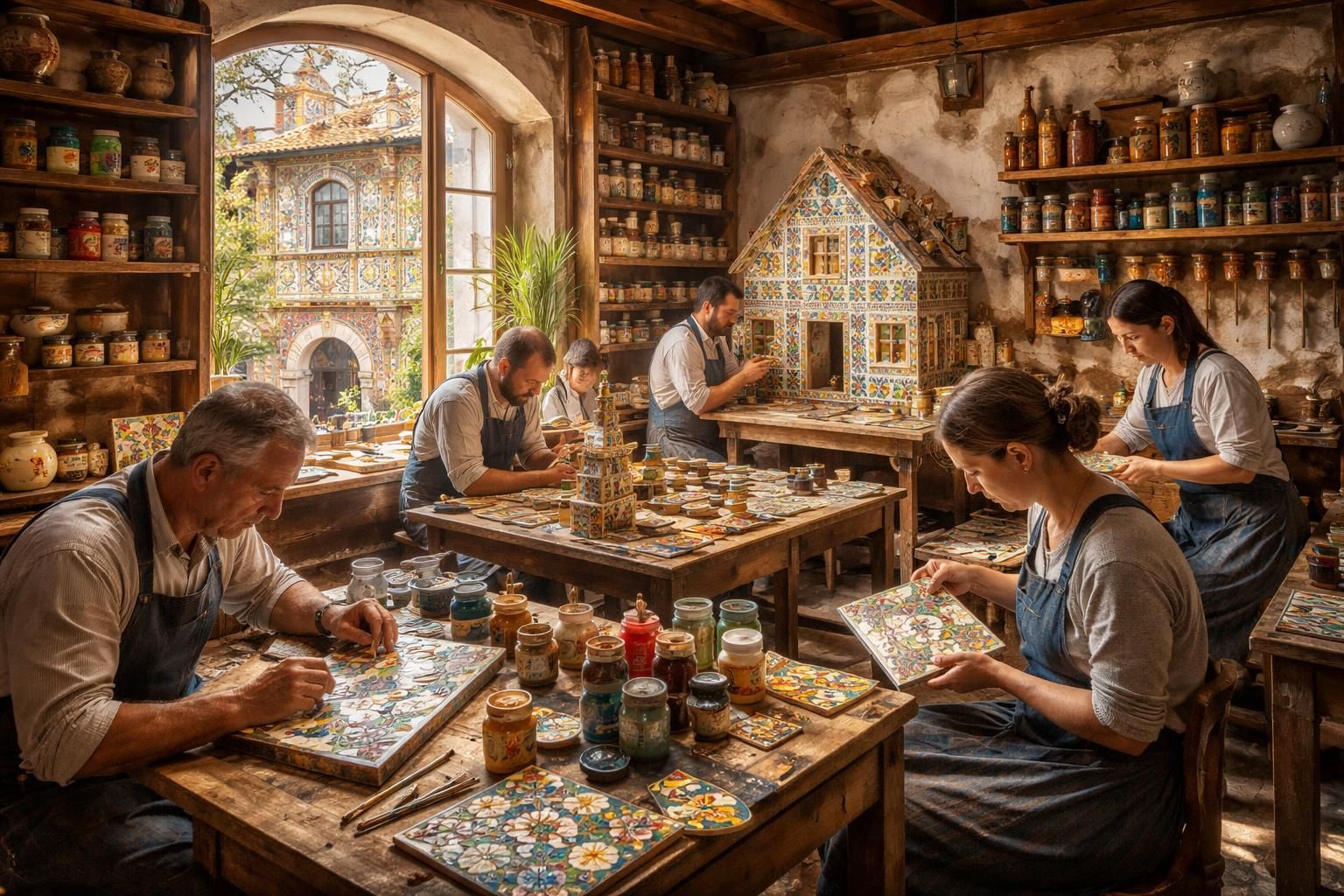 découvrez les secrets bien gardés des artisans passionnés qui façonnent les majolikahaus, ces chefs-d'œuvre en céramique alliant tradition et créativité.