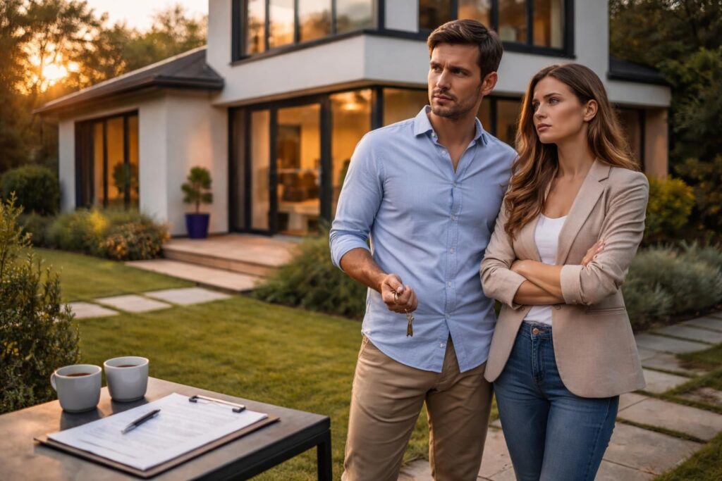 découvrez les implications d'acheter une maison avant le mariage et comment cela influence la séparation des biens en cas de divorce.